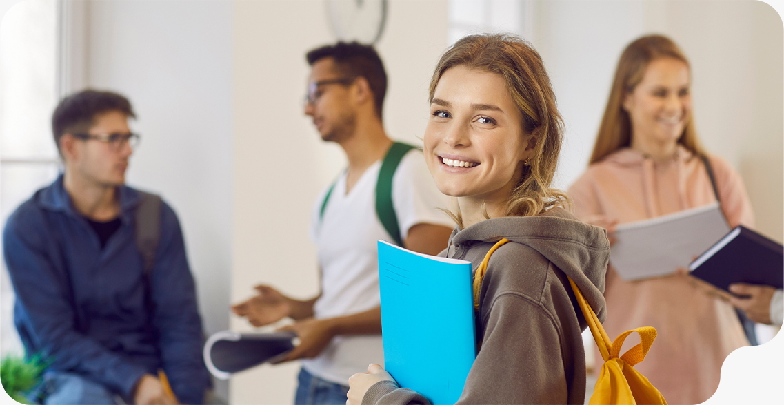 Foto di un gruppo di studenti