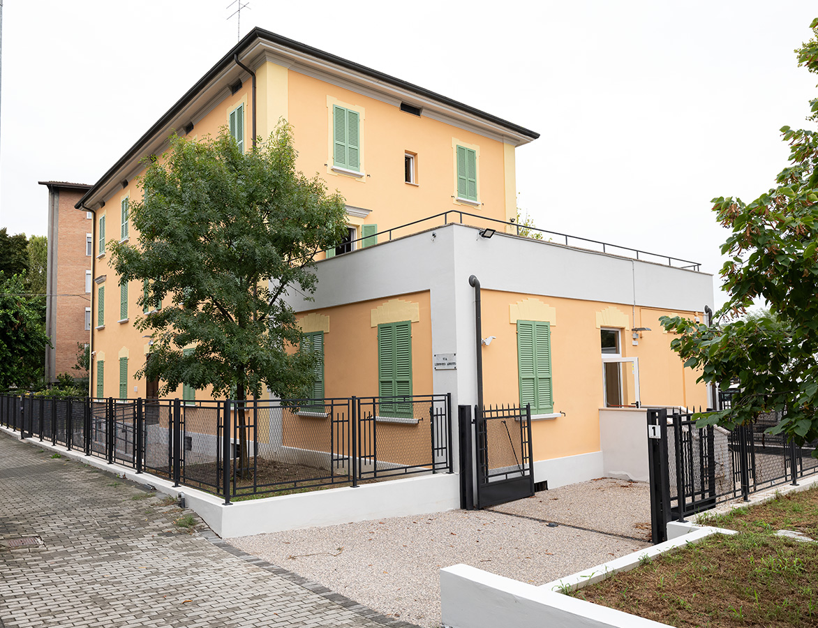 Foto della struttura esterna della stazione di posta